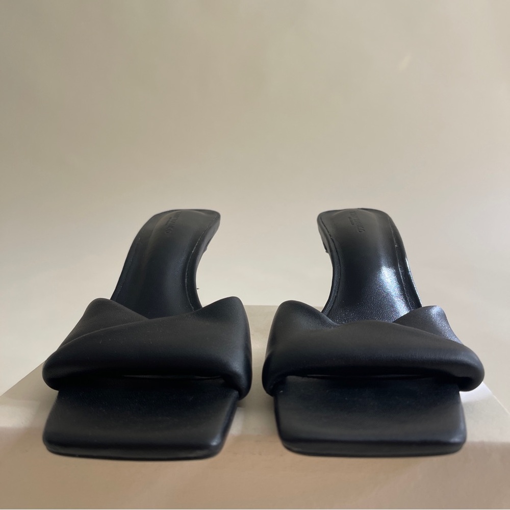 Tony Bianco Black Heeled Sandals - Picture 8 of 9